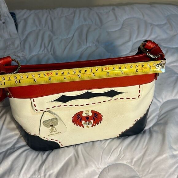Miss Tony Lama Vintage Leather purse with strap. - Picture 1 of 15
